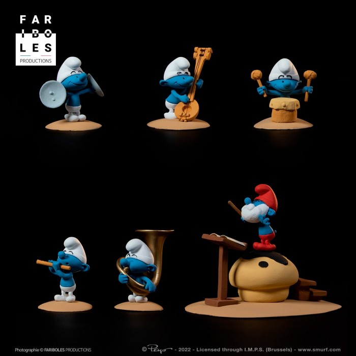 Smurfs orchestra