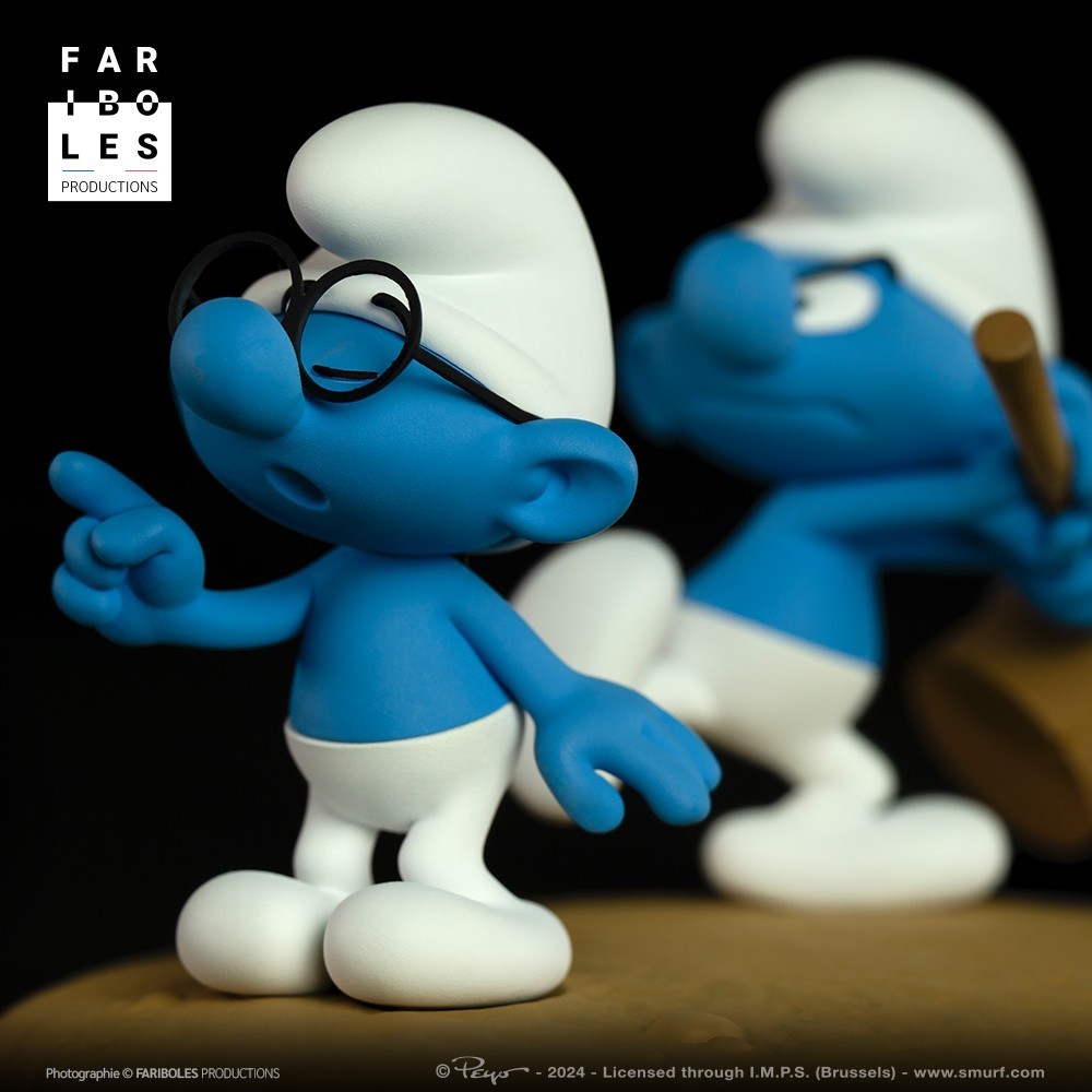 Assommant Schtroumpf à lunettes !!