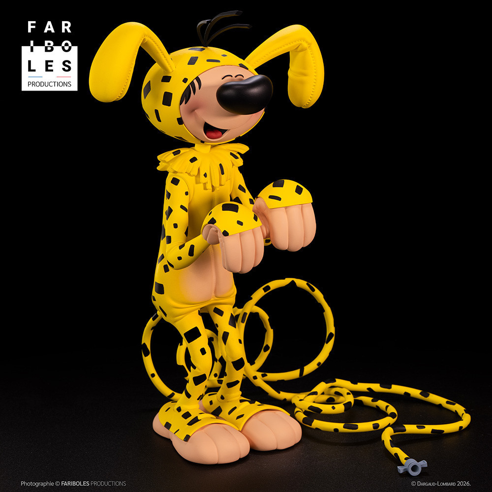 Gaston dressed as Marsupilami