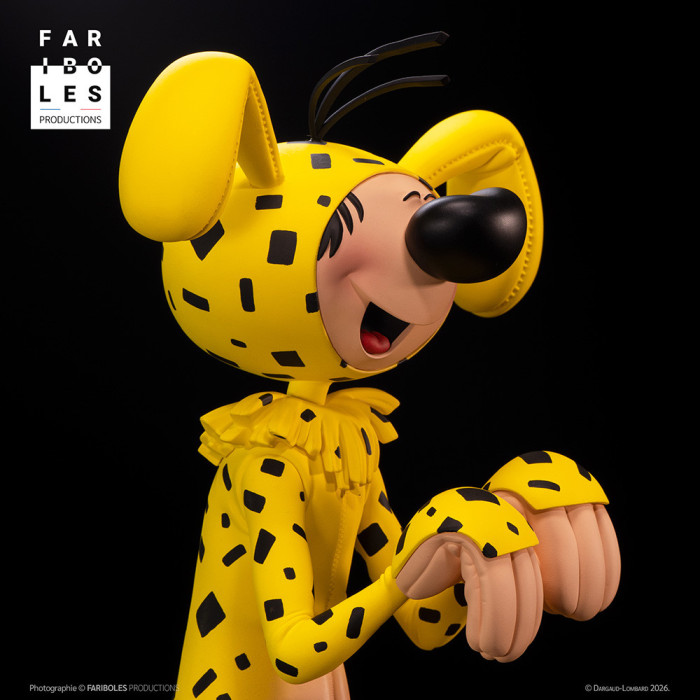 Gaston dressed as Marsupilami + Acrylic display