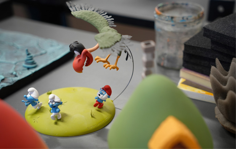 Figurine des Schtroumpfs